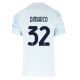 Tanie Strój piłkarski Inter Milan Federico Dimarco #32 Koszulka Wyjazdowej 2025-26 Krótkie Rękawy Tanie Strój piłkarski Inter Milan Federico Dimarco #32 Koszulka Wyjazdowej 2025-26 Krótkie Rękawy